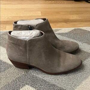 Sam Edelman Taupe Ankle Booties